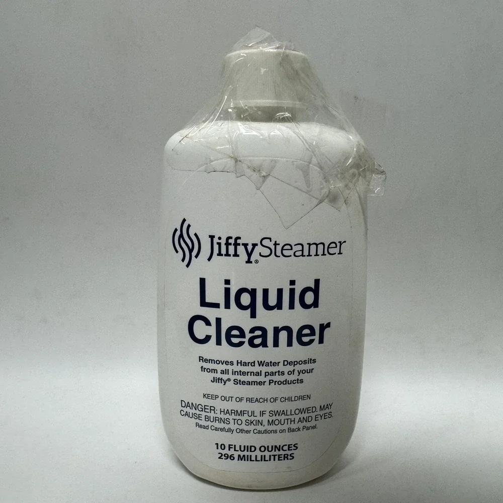 Jiffy Steamer Liquid Cleaner 2008 Removes Hard Water Deposits 10 oz